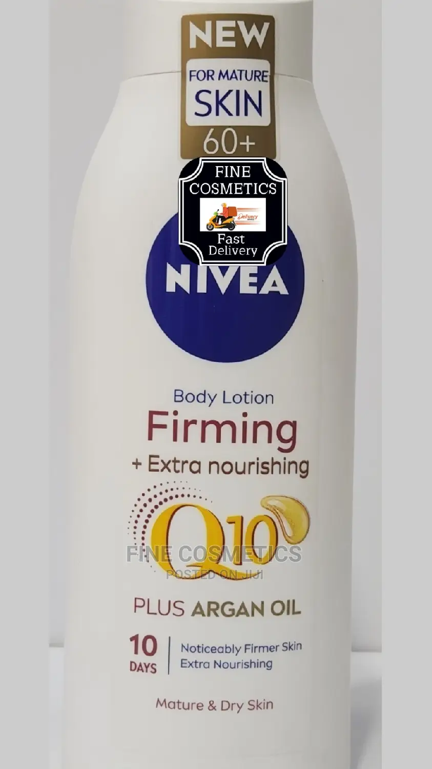 NIVEA Q10 Skin Firming Body Lotion With SPF60 Plus Argan Oil