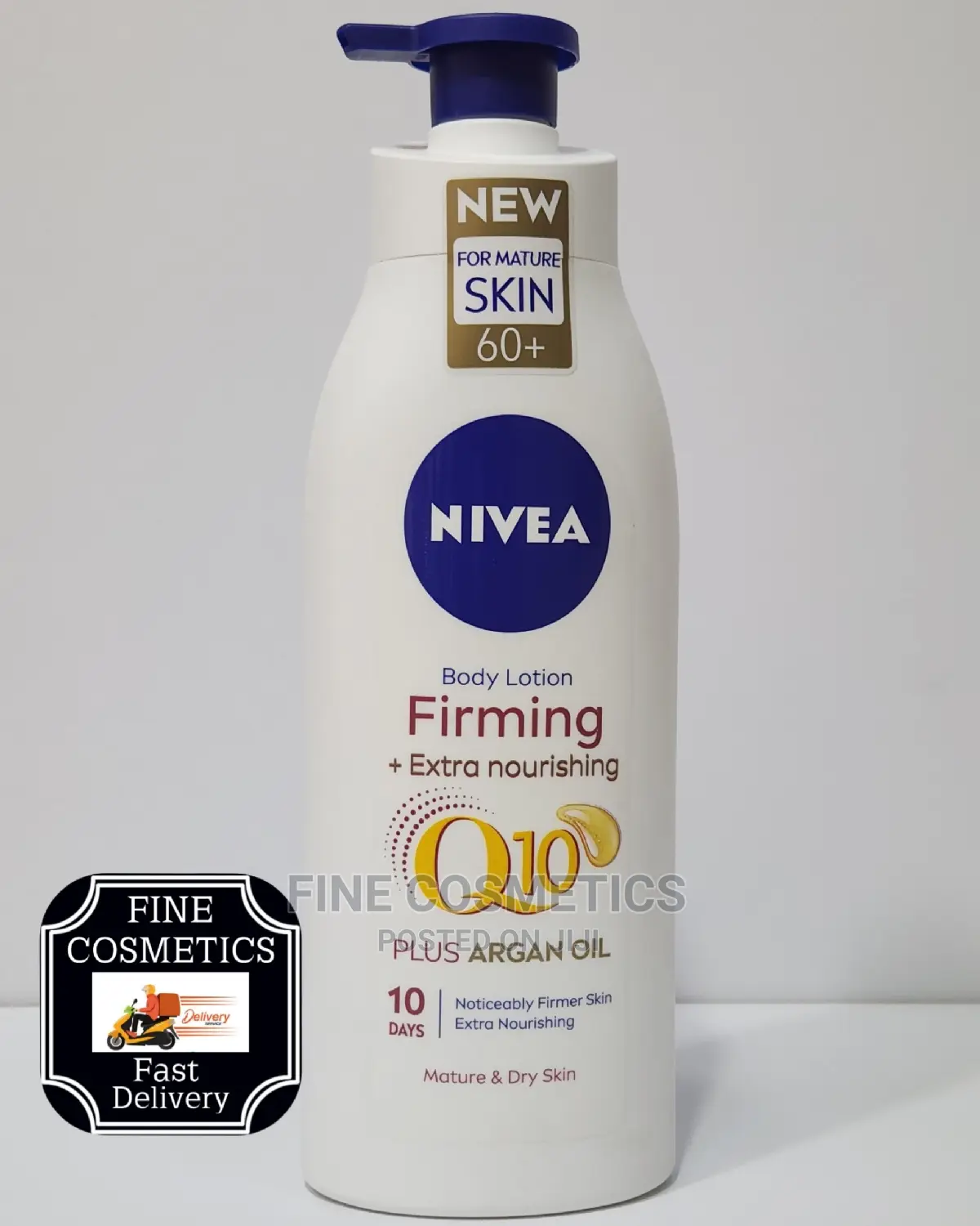 NIVEA Q10 Skin Firming Body Lotion With SPF60 Plus Argan Oil