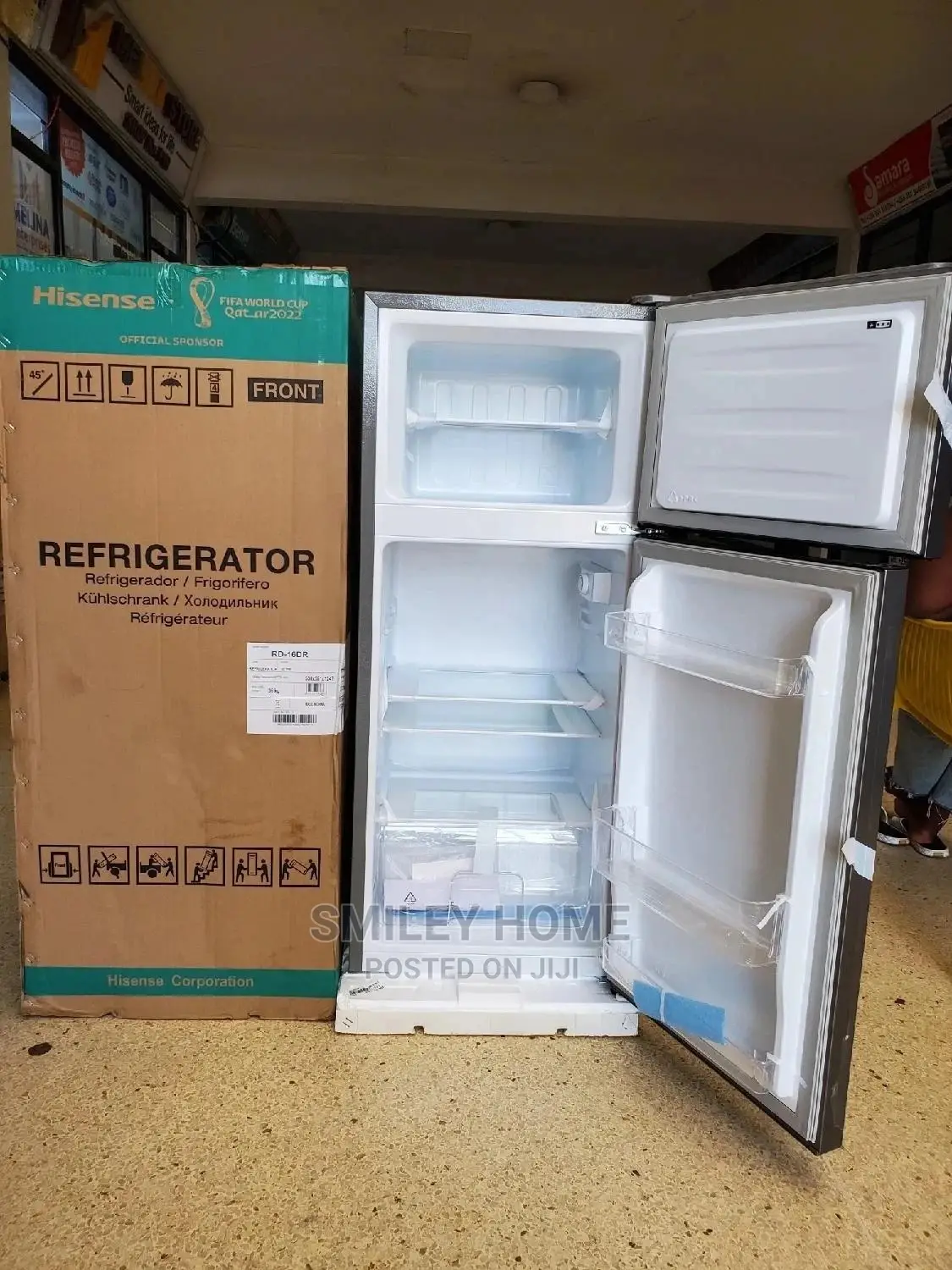 Hisense Refrigerator 160L Double Door