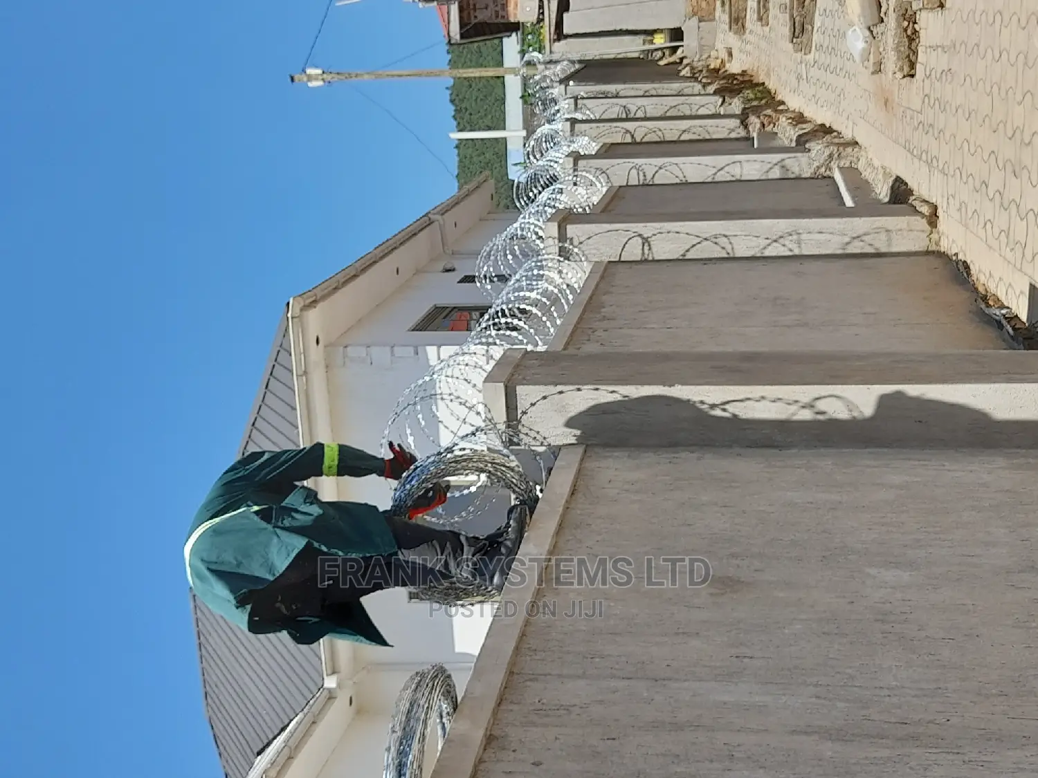 RAZOR Wire Fencing Installation in Nakawa Building Materials