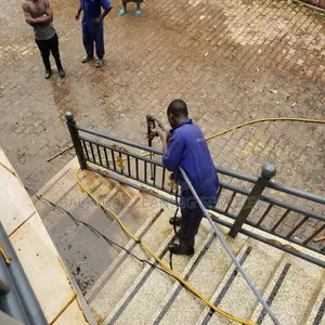 Terrazzo Cleaning in Progress