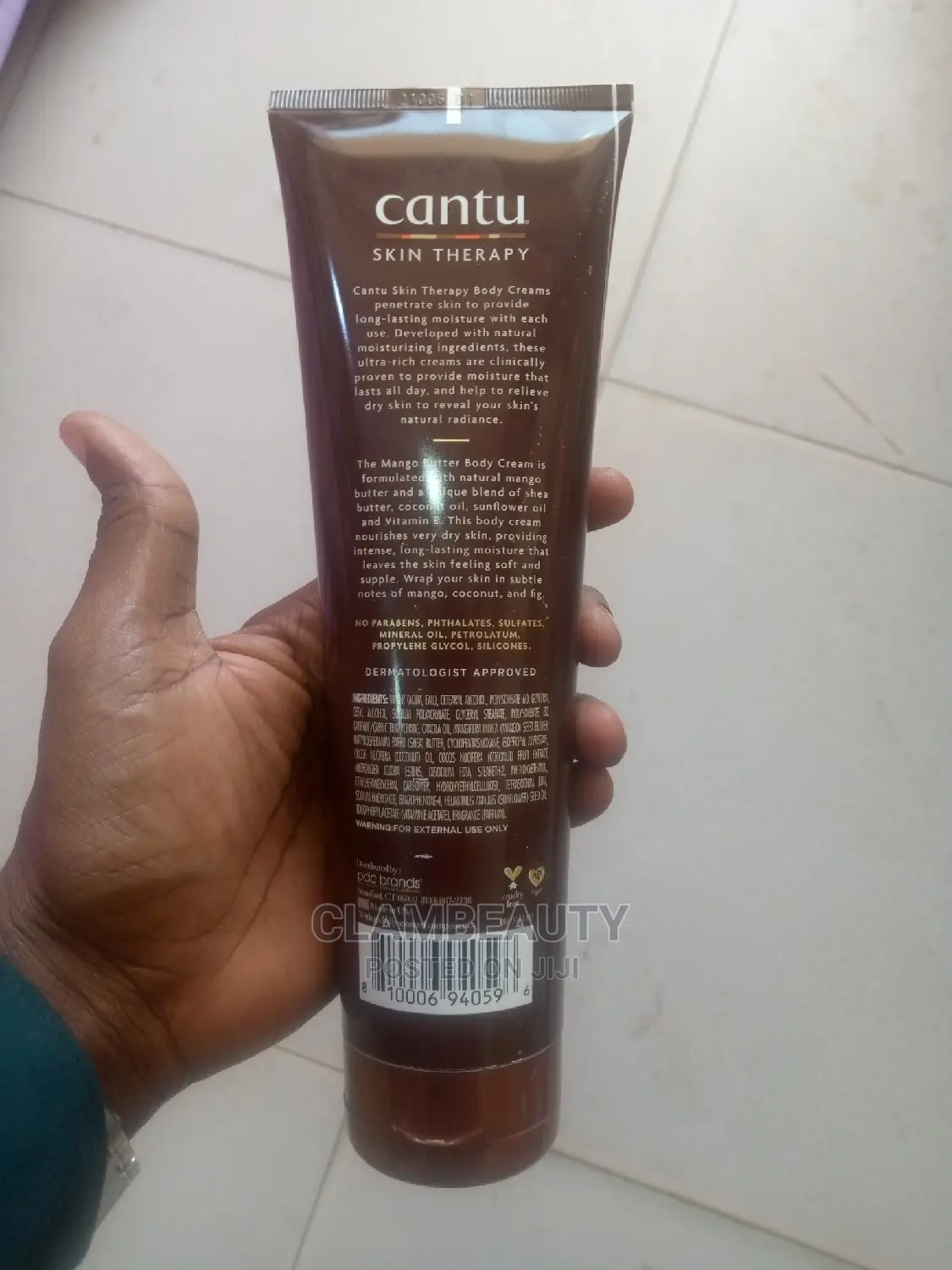 Cantu Skin Therapy Soothing Body Cream for Very Dry Skin