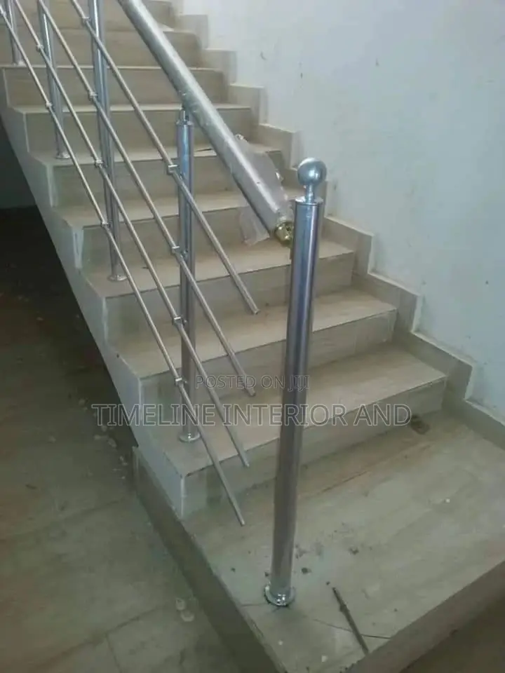 Stainless Steel and Hand Rails.