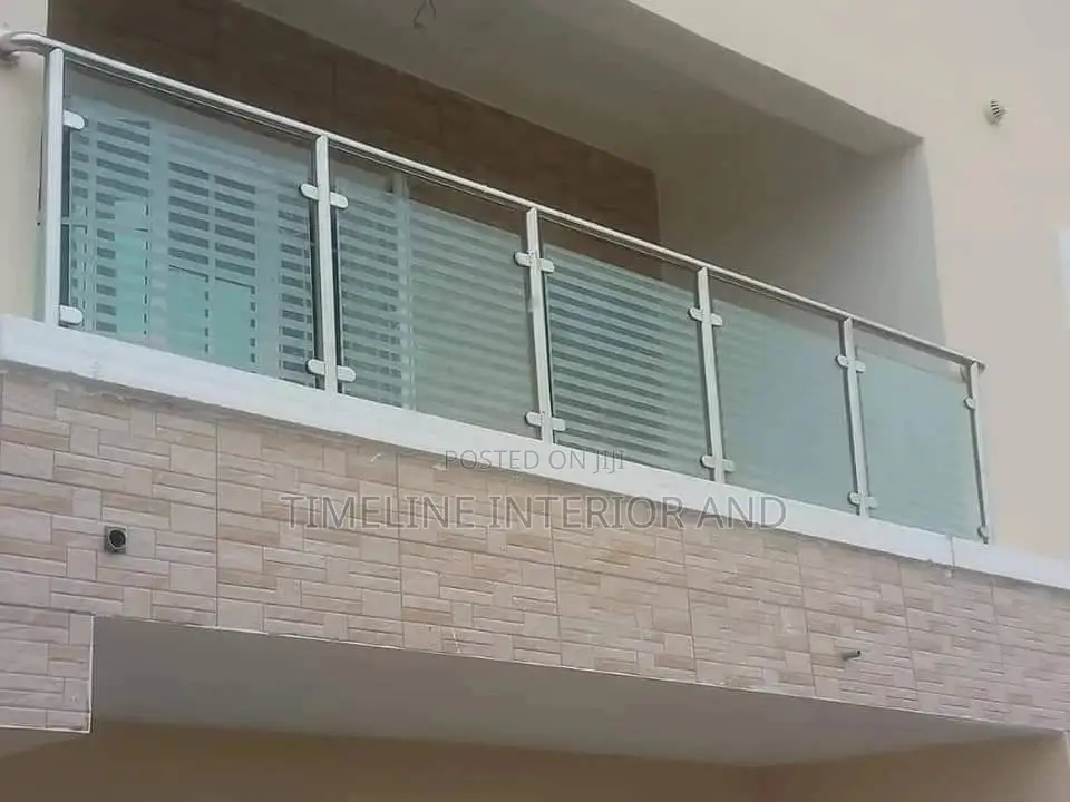 Stainless Steel and Hand Rails.
