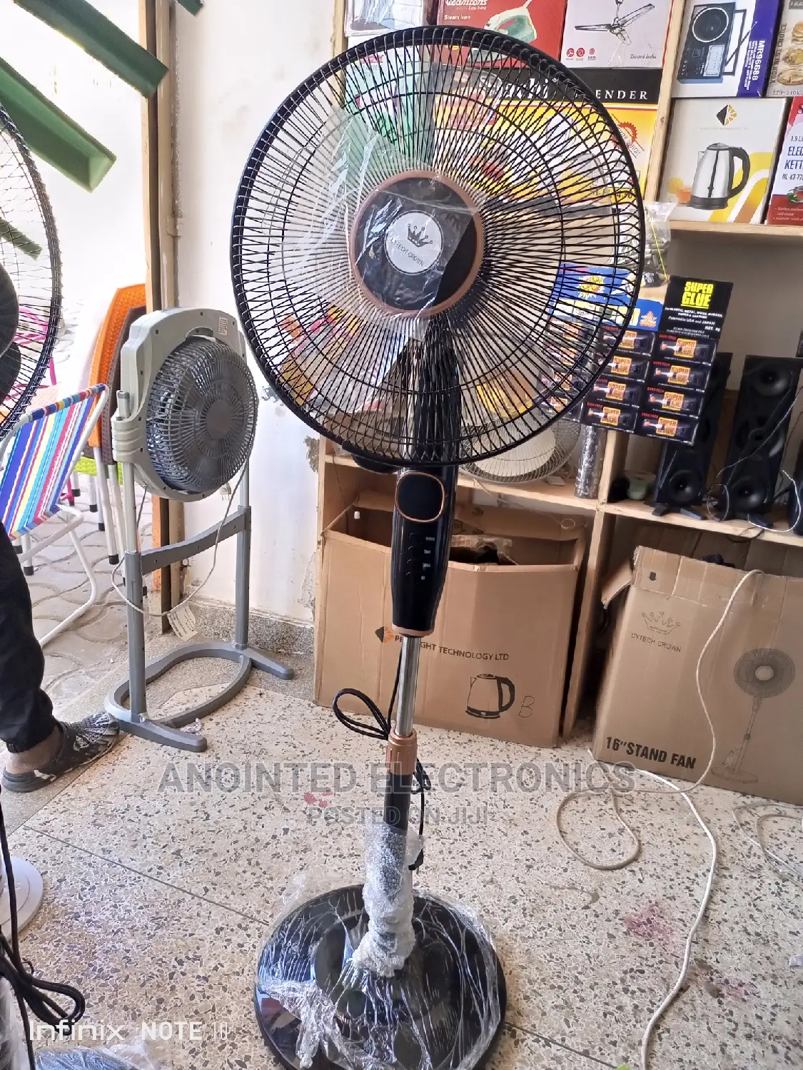 Stand Remote Control Fan