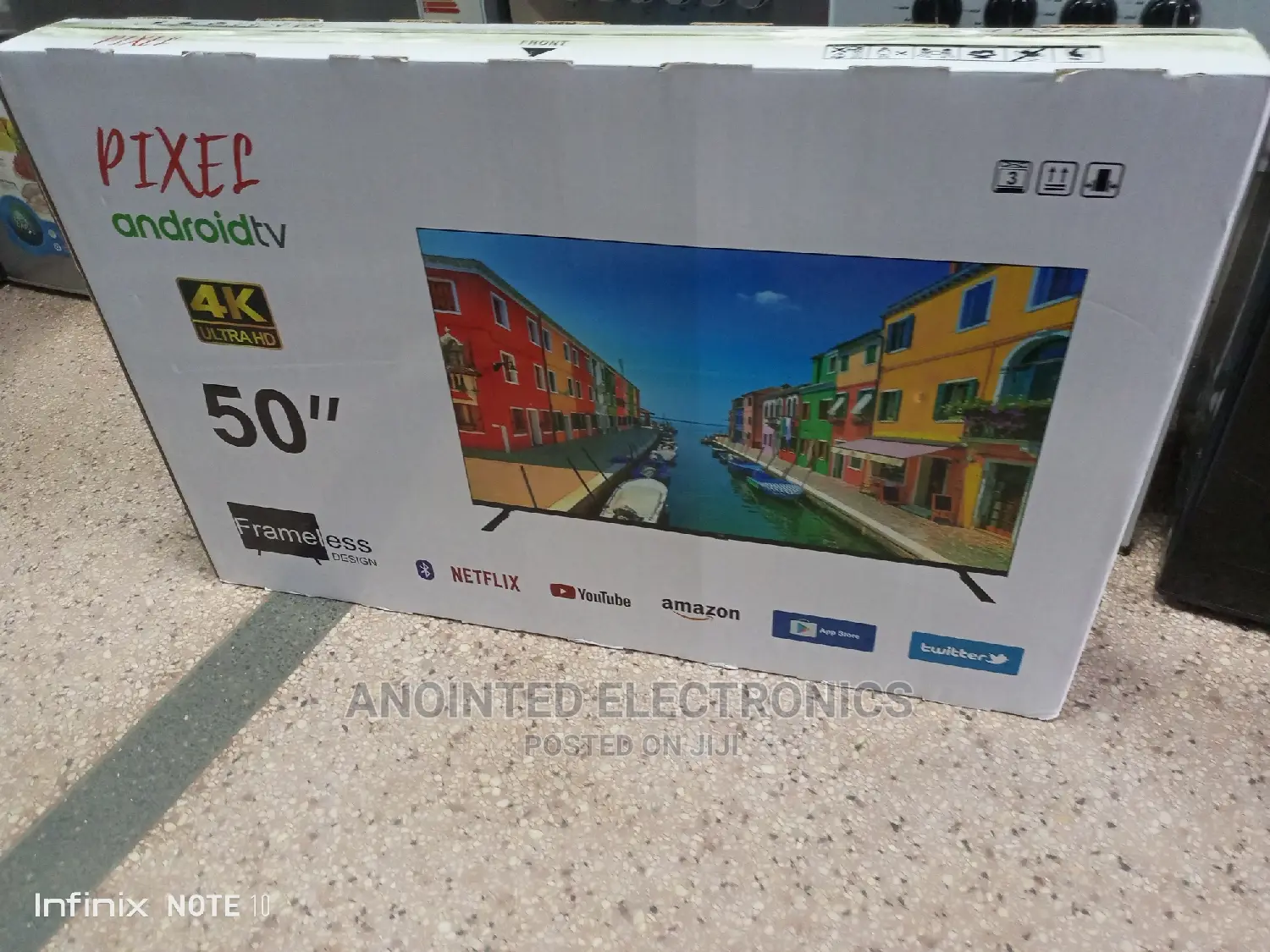Pixel 50" Android Tv Flameless