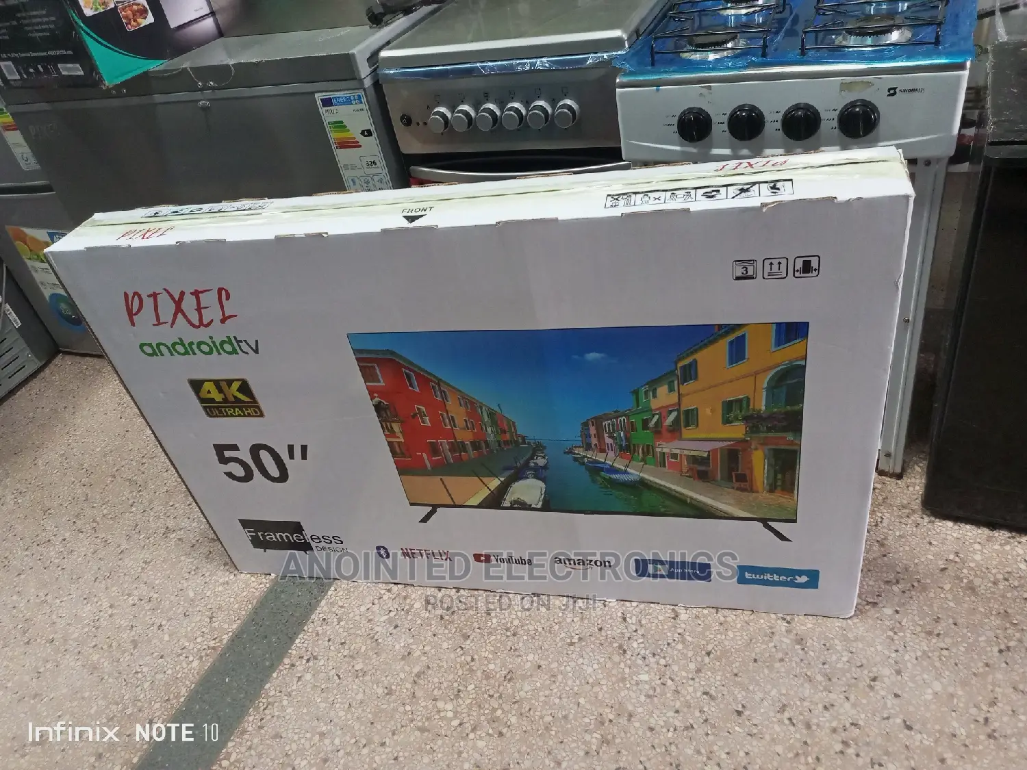 Pixel 50" Android Tv Flameless