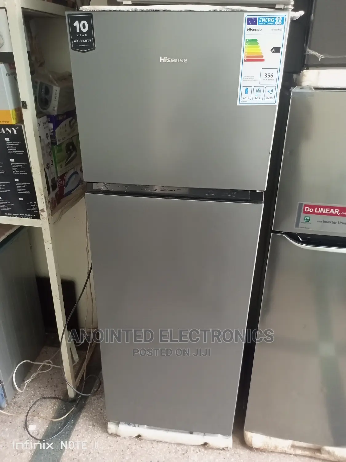 Hisense Double Door 392L