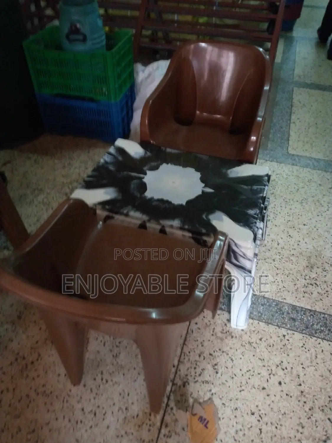 Plastic Table Sofa Chairs Set