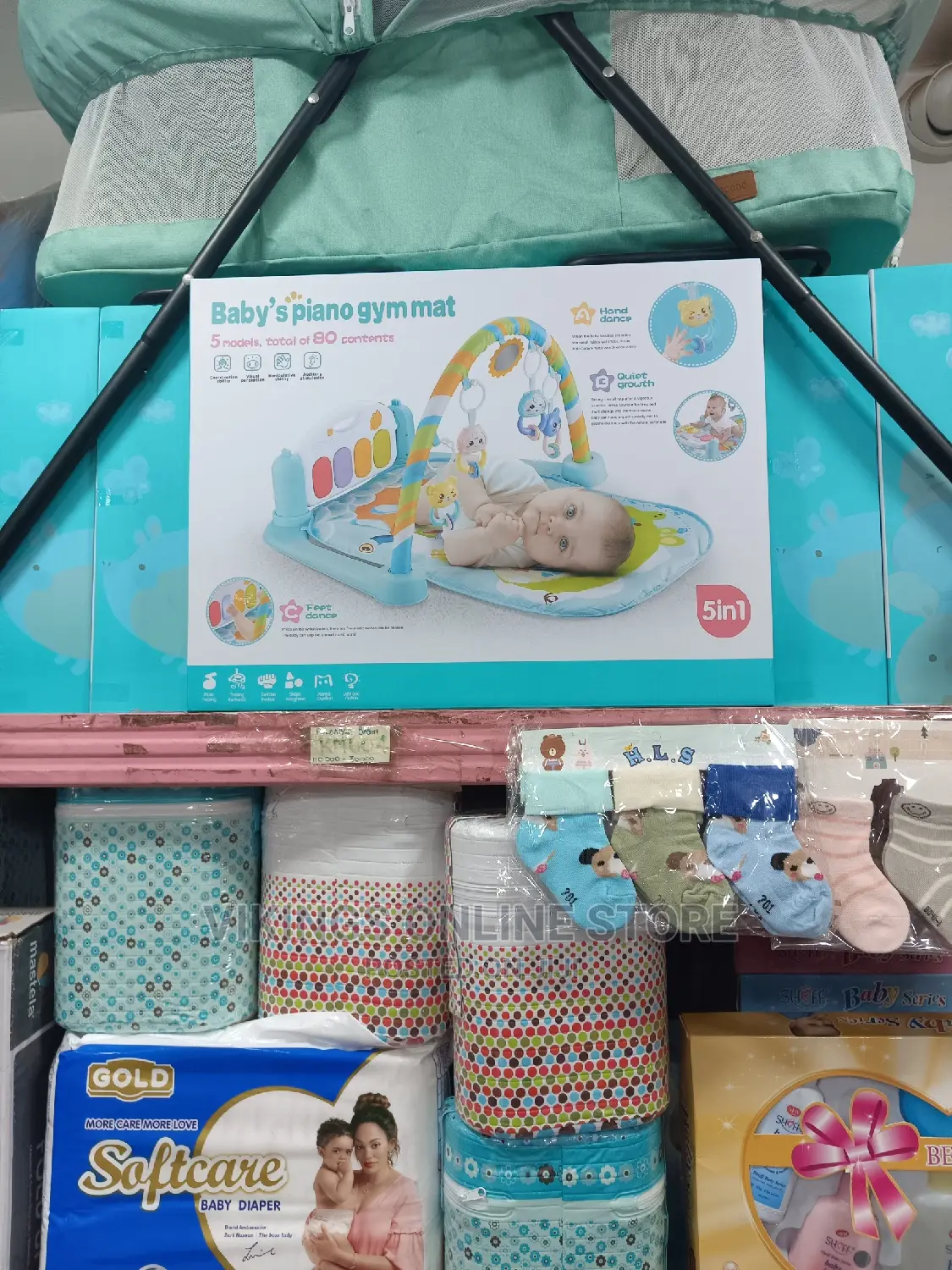 5 in 1 Baby's Piano Gym Mat