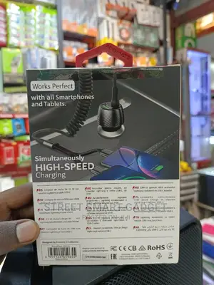 Yesido 60watts Type C Lightning Car Charger