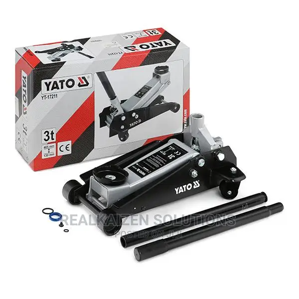 Poland YATO 3 Tonnes Hydraulic Floor Jack With Trolley
