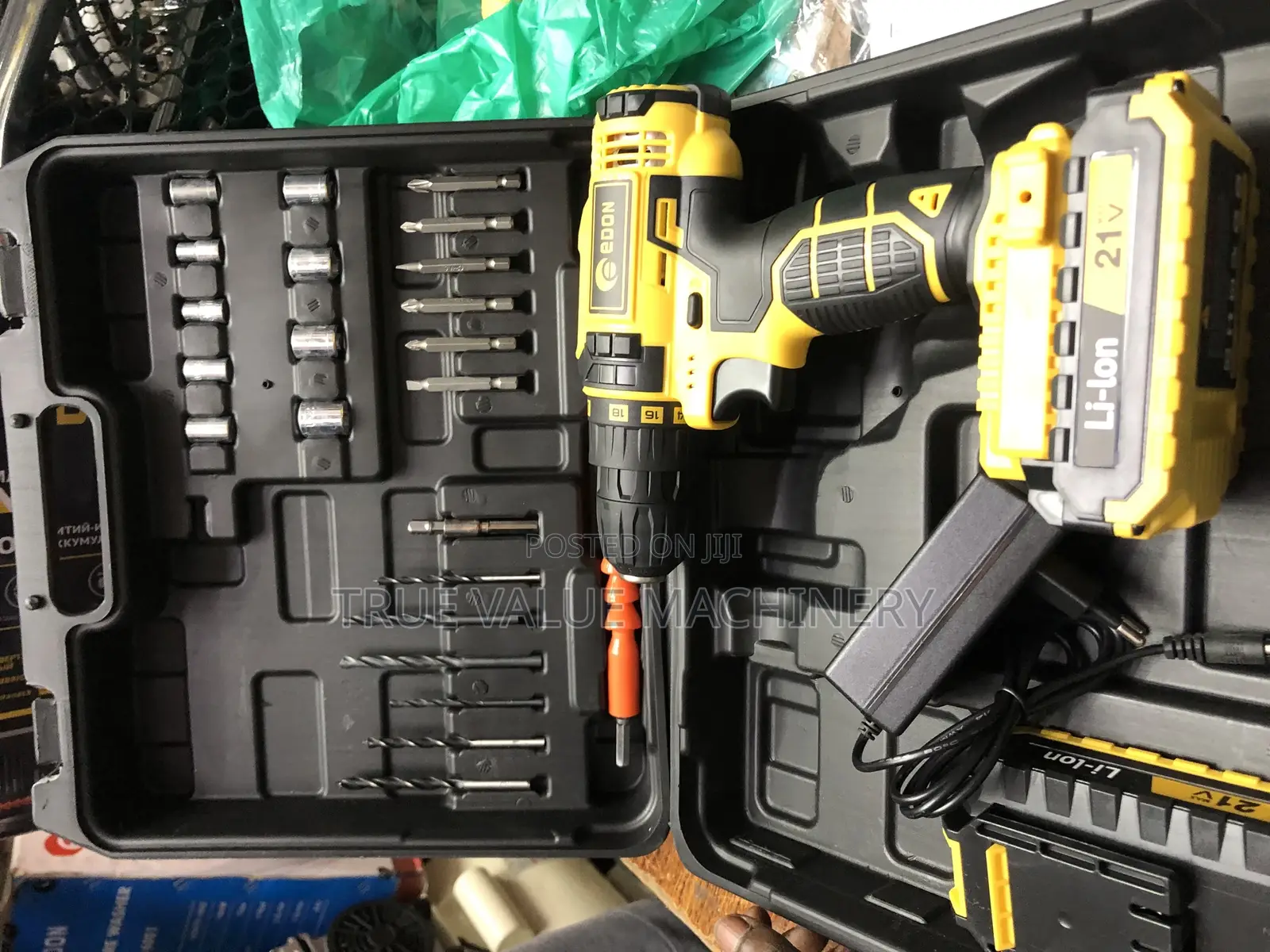 Rechargeable Drill 21volts Edon Heavy Duty