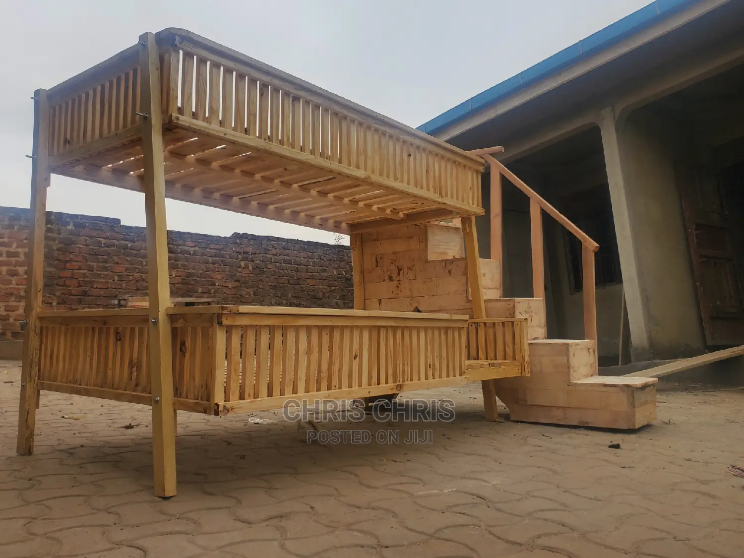Pallet Craft Double Decker Bed