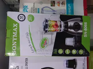 Sony Max Glass Blender With a Powerful Motor 1yr Waranty