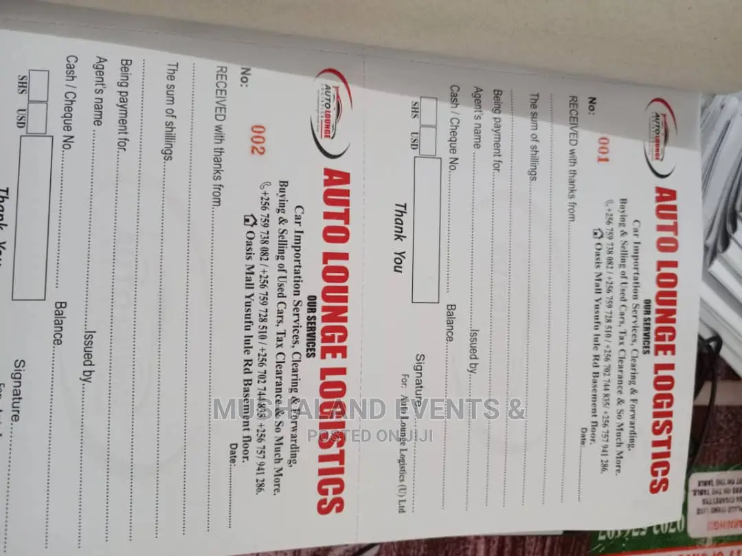 Office Branding, Receipts, Stamps and All Branding Services