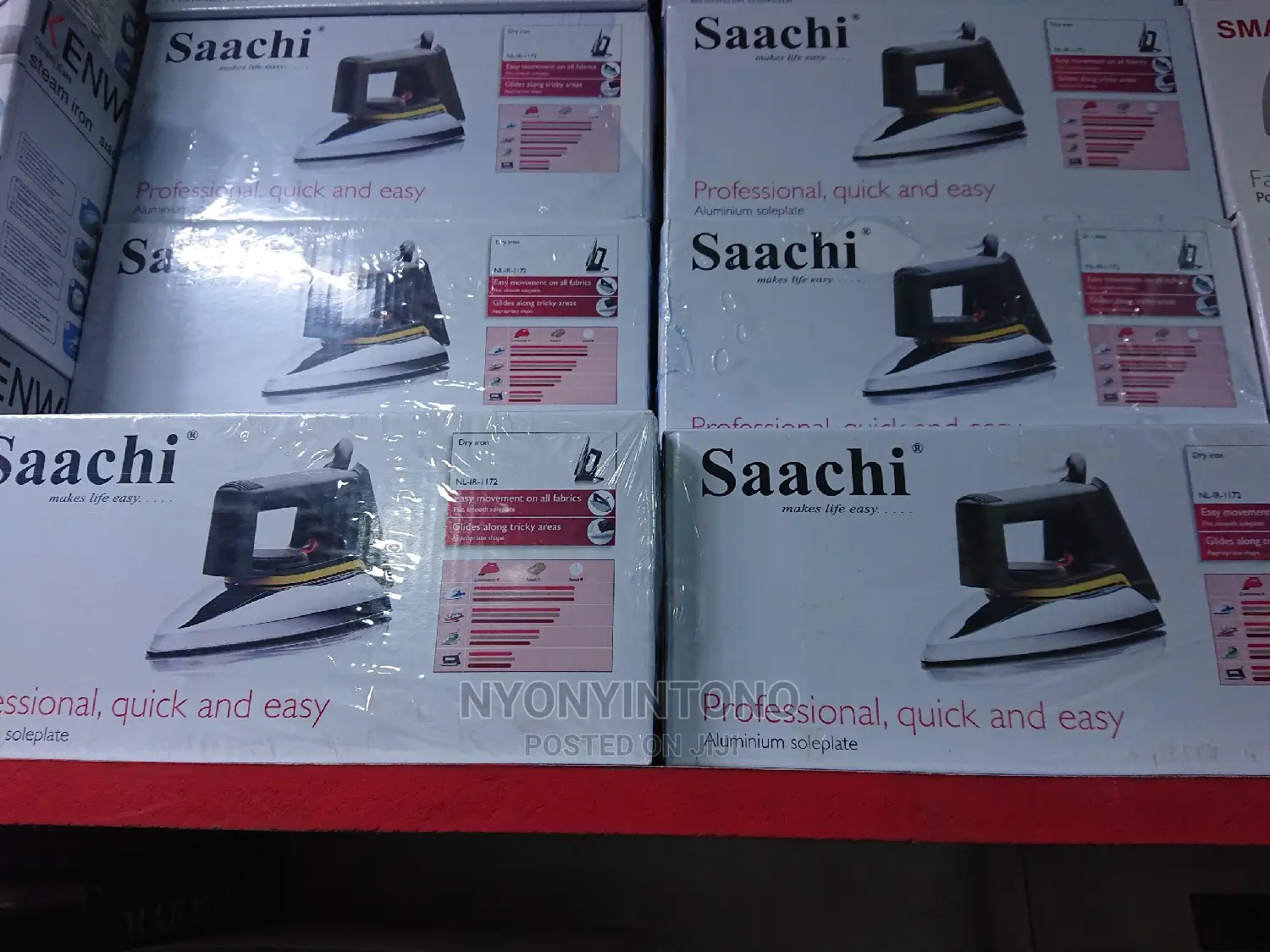 Saachi Dry Flat Iron With Adjustable Heatand Guarantee