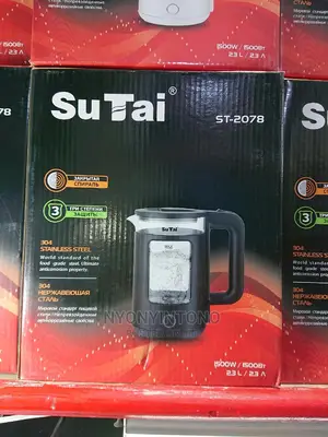 Sutai Glass 2.3liter Automatic Cordless Water Kettle