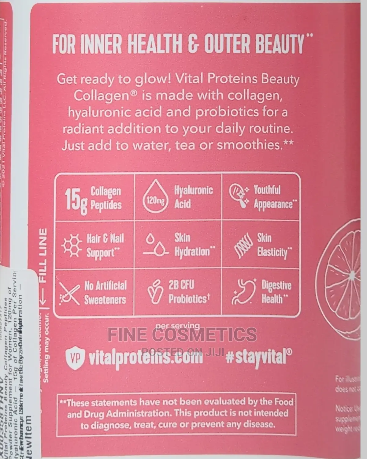 Vital Proteins Beauty Collagen Powder for Skin, Hair + Nails