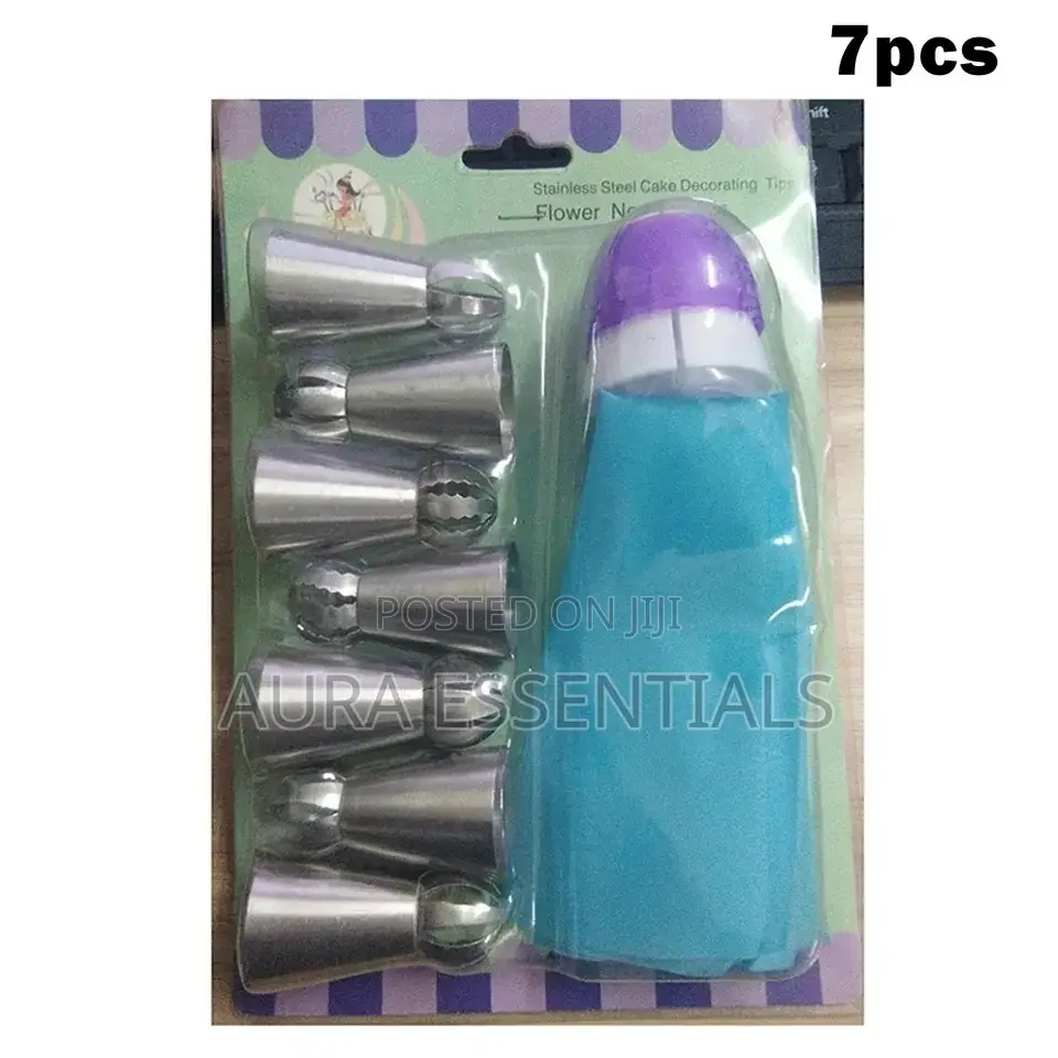7 Nozzle Set Cake Decorating Tools
