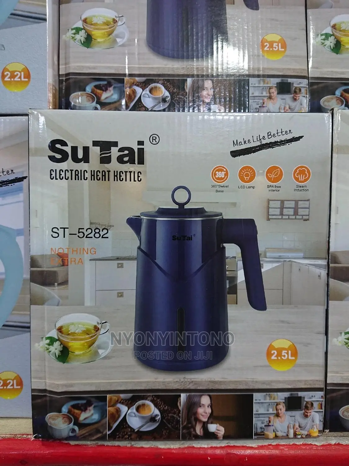 Sutai 2.5liter Automatic Milk Cooking Electric Kettle