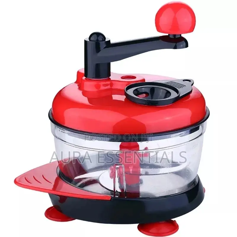Manual Hand Crank Food Chopper Sharp Blades
