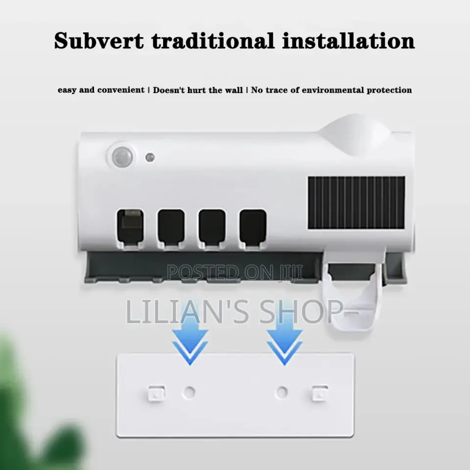 Smart Solar Uv Toothpaste Dispenser