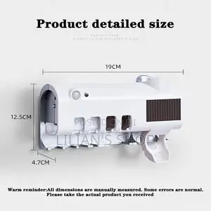 Smart Solar Uv Toothpaste Dispenser