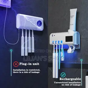 Smart Solar Uv Toothpaste Dispenser