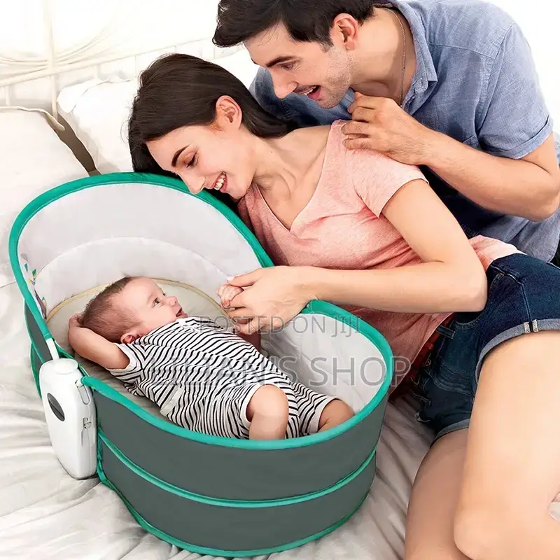 5 In1 Musical Baby Crib And Rocker