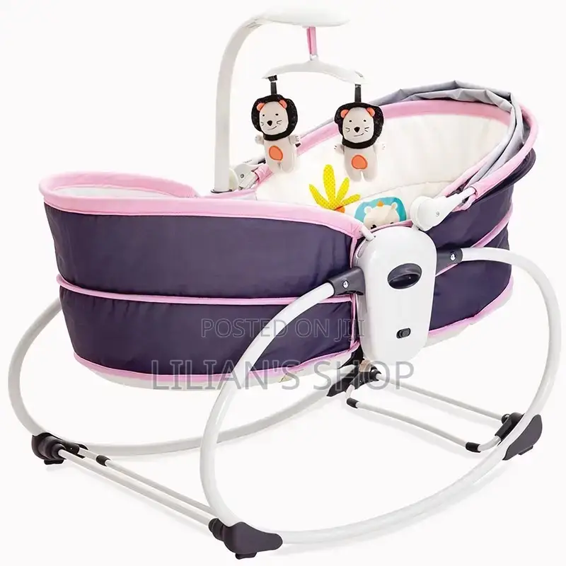 5 In1 Musical Baby Crib And Rocker