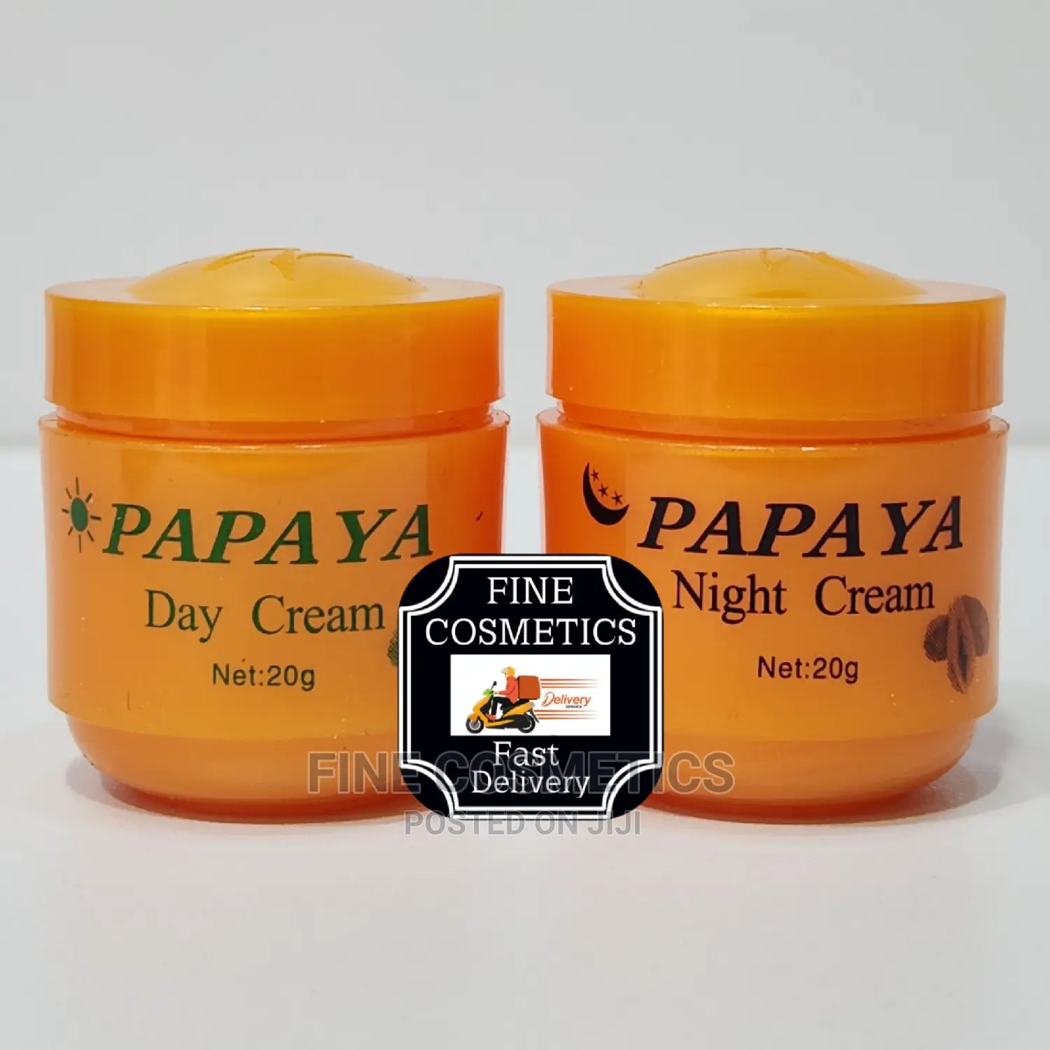 Papaya Whitening + Anti-Aging Day and Night Cream Package