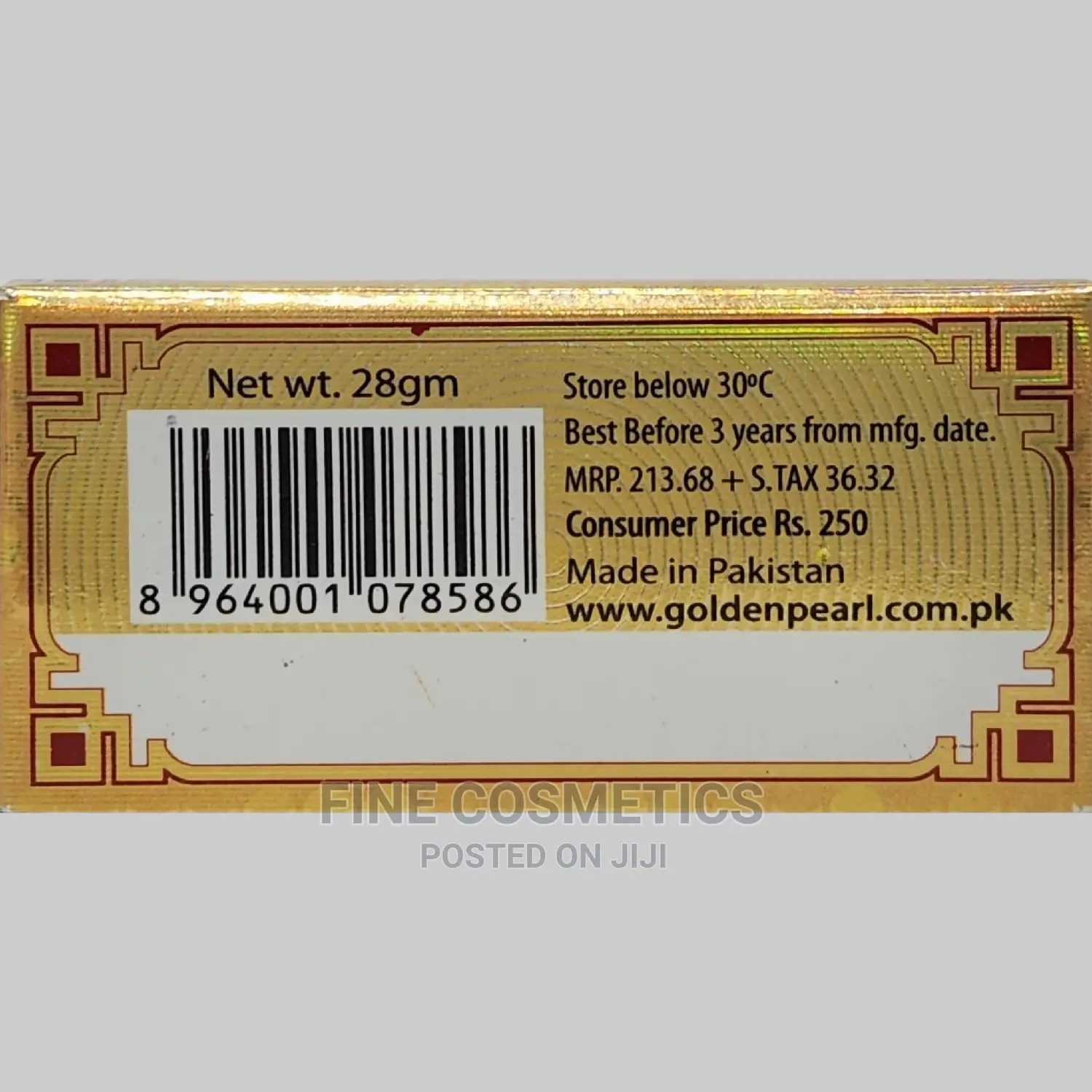 Golden Pearl Beauty Cream for Pimples, Wrinkles + Dark Marks
