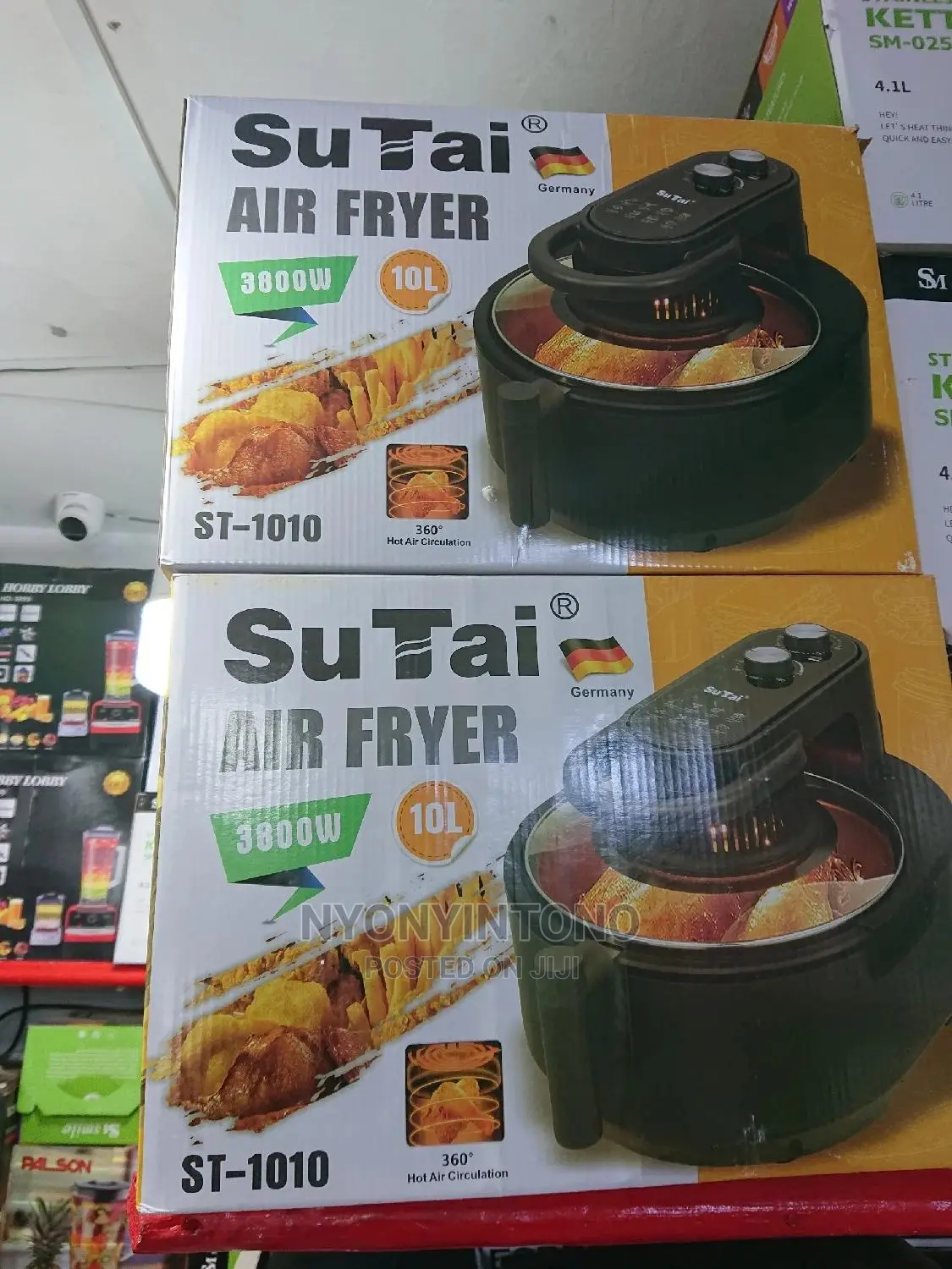 Sutai Automatic 10 Liters Air Fryer With Timer
