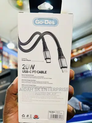 20W Usb-C Pd Cable