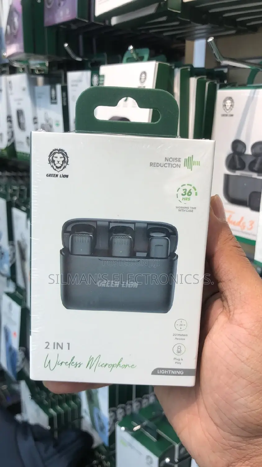 Green Lion 2 in 1 Wireless Microphone