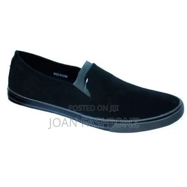 Men's Plimsoll -Black,Grey