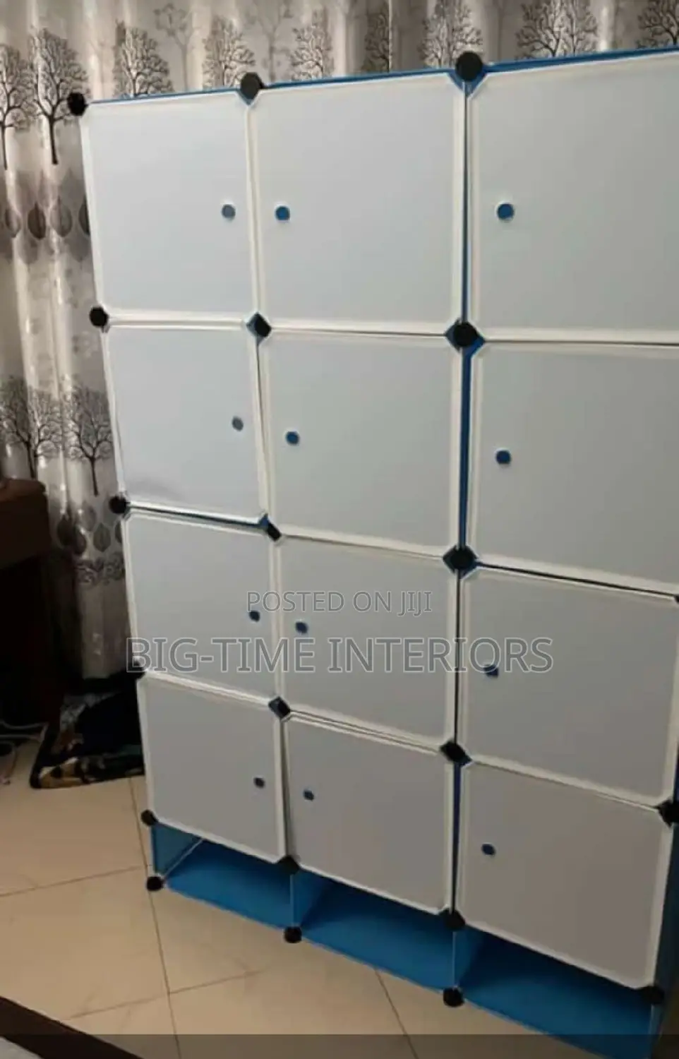 3 Column Plastic Wardrobe