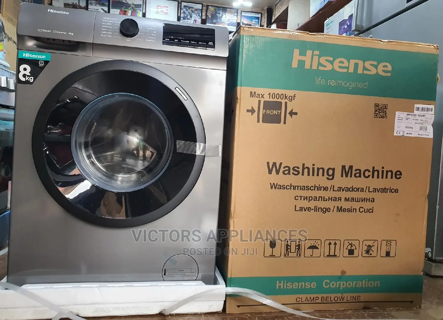8kg Hisense Frontloader Washing Machine