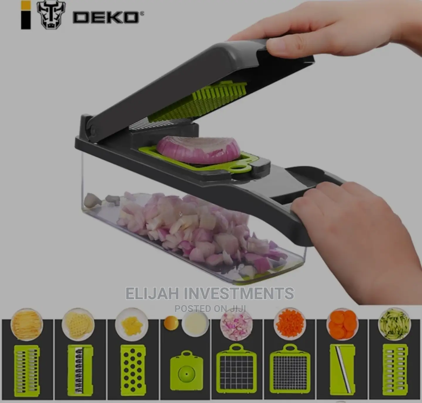 Multifunction Vegetable Chopper 8 in 1