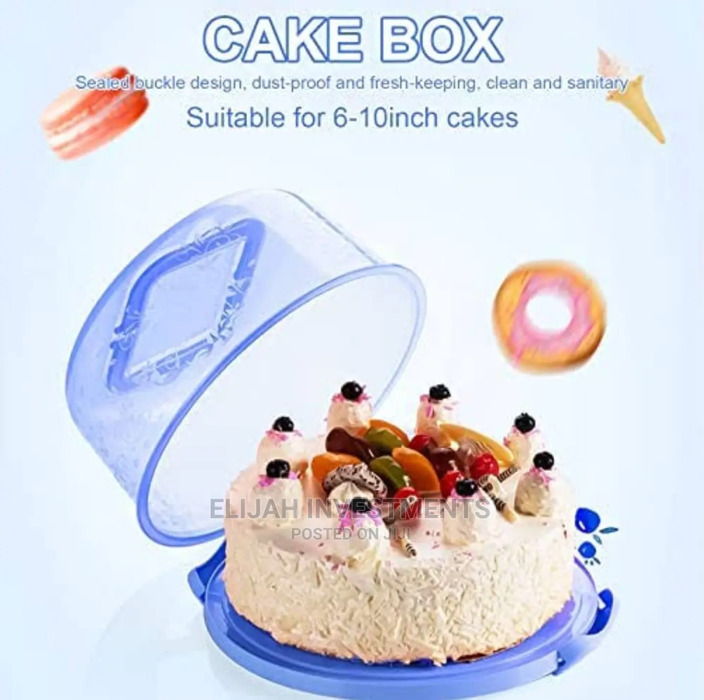 Plastic Cake Keeper Container