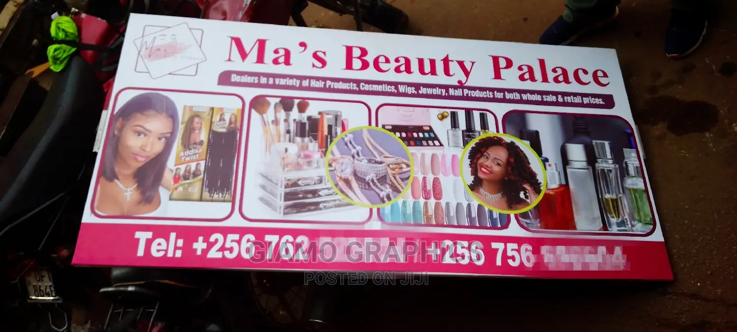 Salon Banner | Sign Post 5ft by 2.5ft .