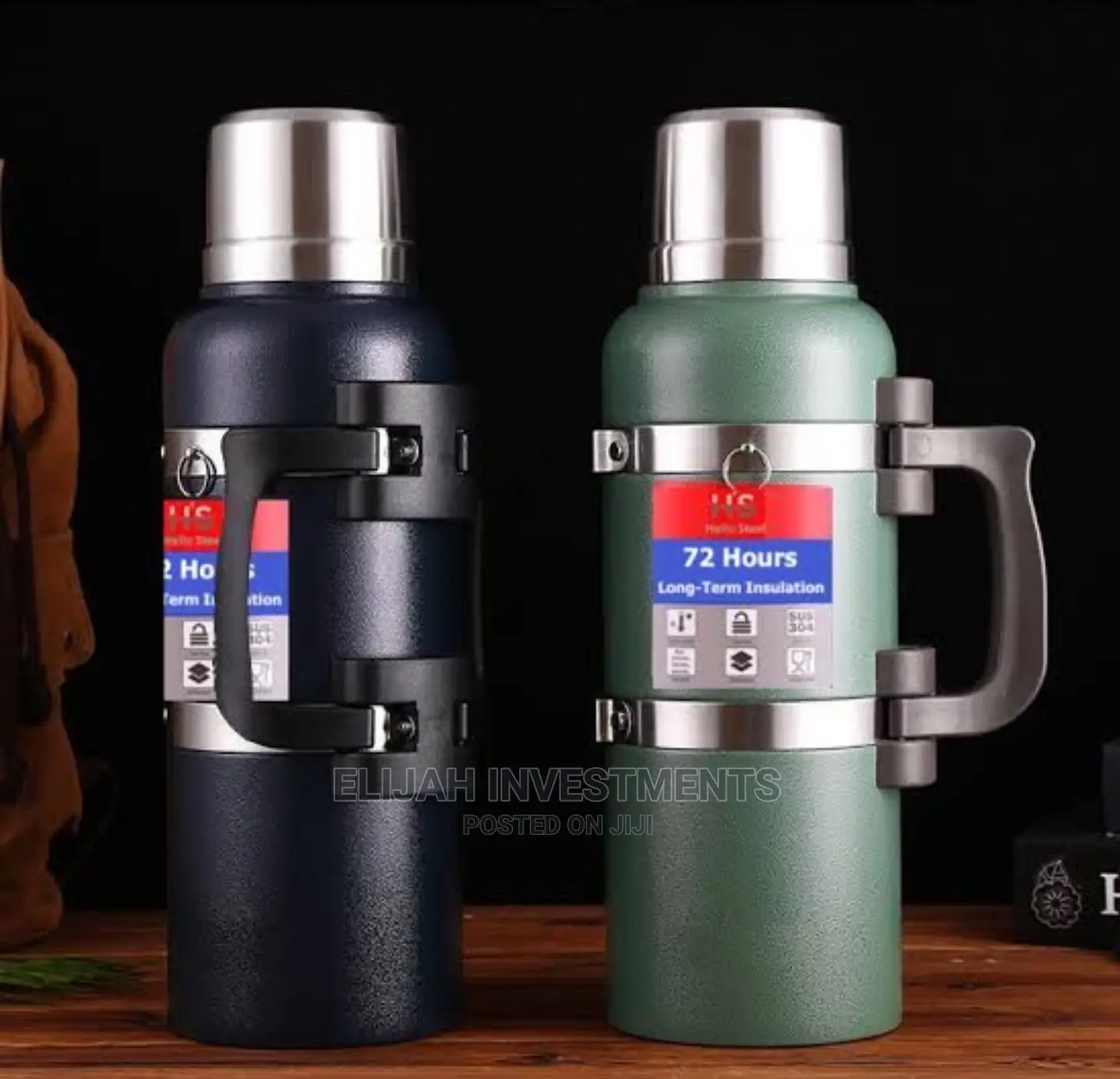 JK Hot/Cold Stainless Steel Vaccum Insulated 4L,72hrs Flask