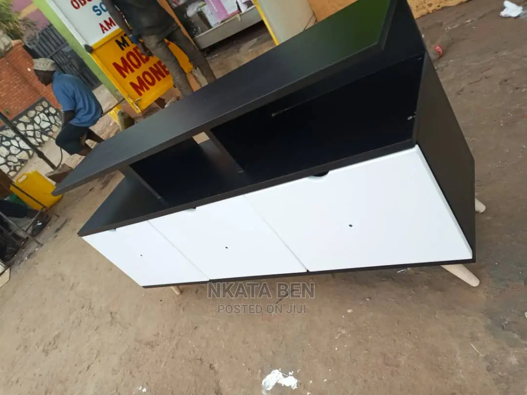 Black and White Tv Stand