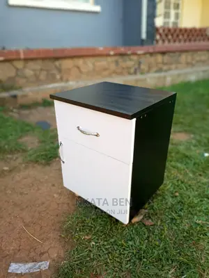 Bkack and White Bedside Drawer