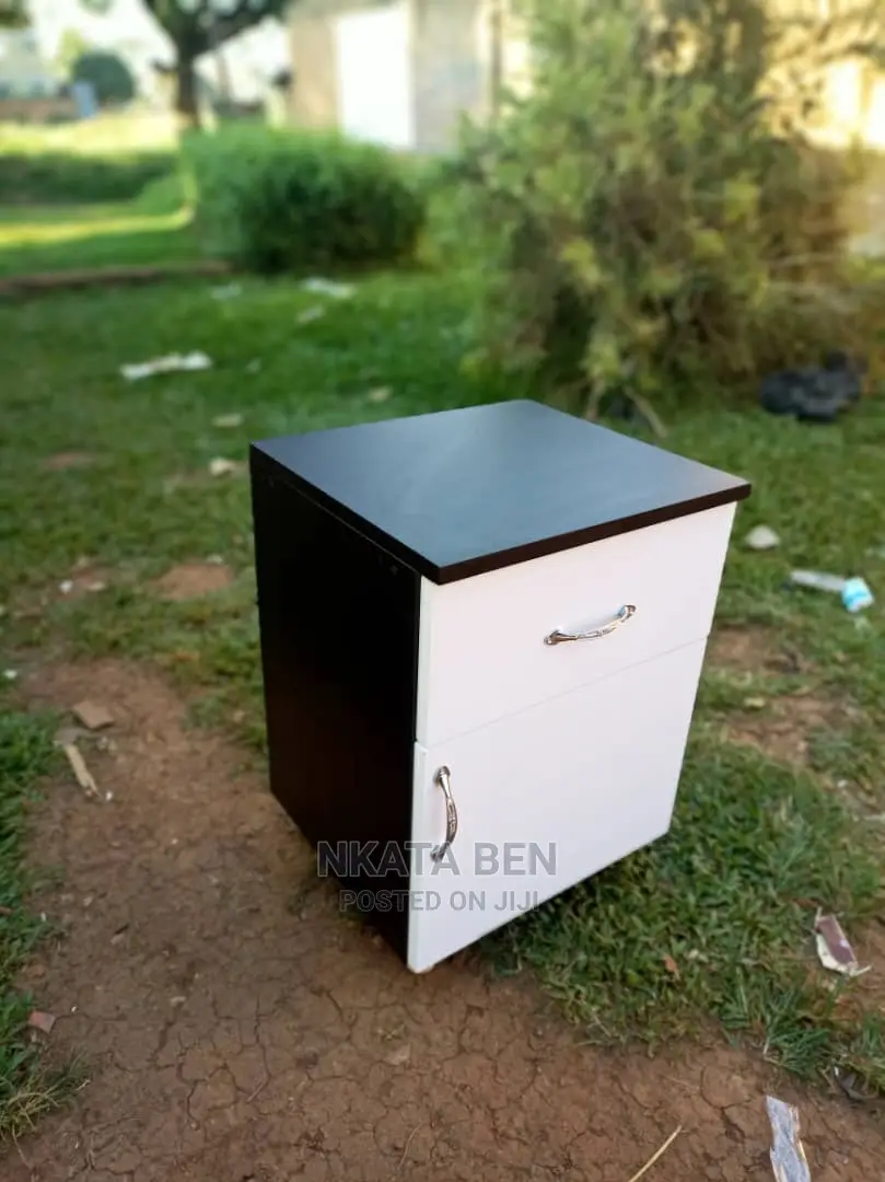Bkack and White Bedside Drawer
