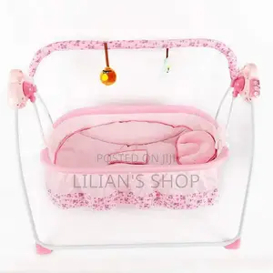 Auto Electric Swing Rocking Baby Cot Crib Craddle Bed