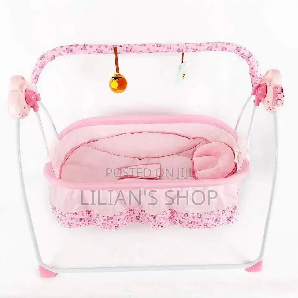 Auto Electric Swing Rocking Baby Cot Crib Craddle Bed