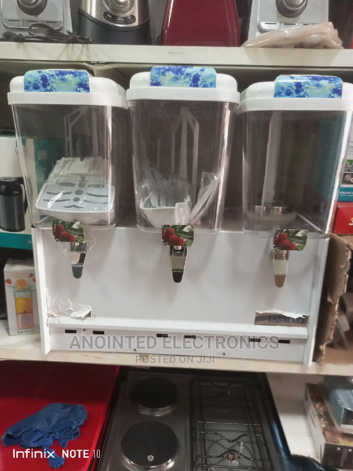 Juice Dispenser, Three Taps
