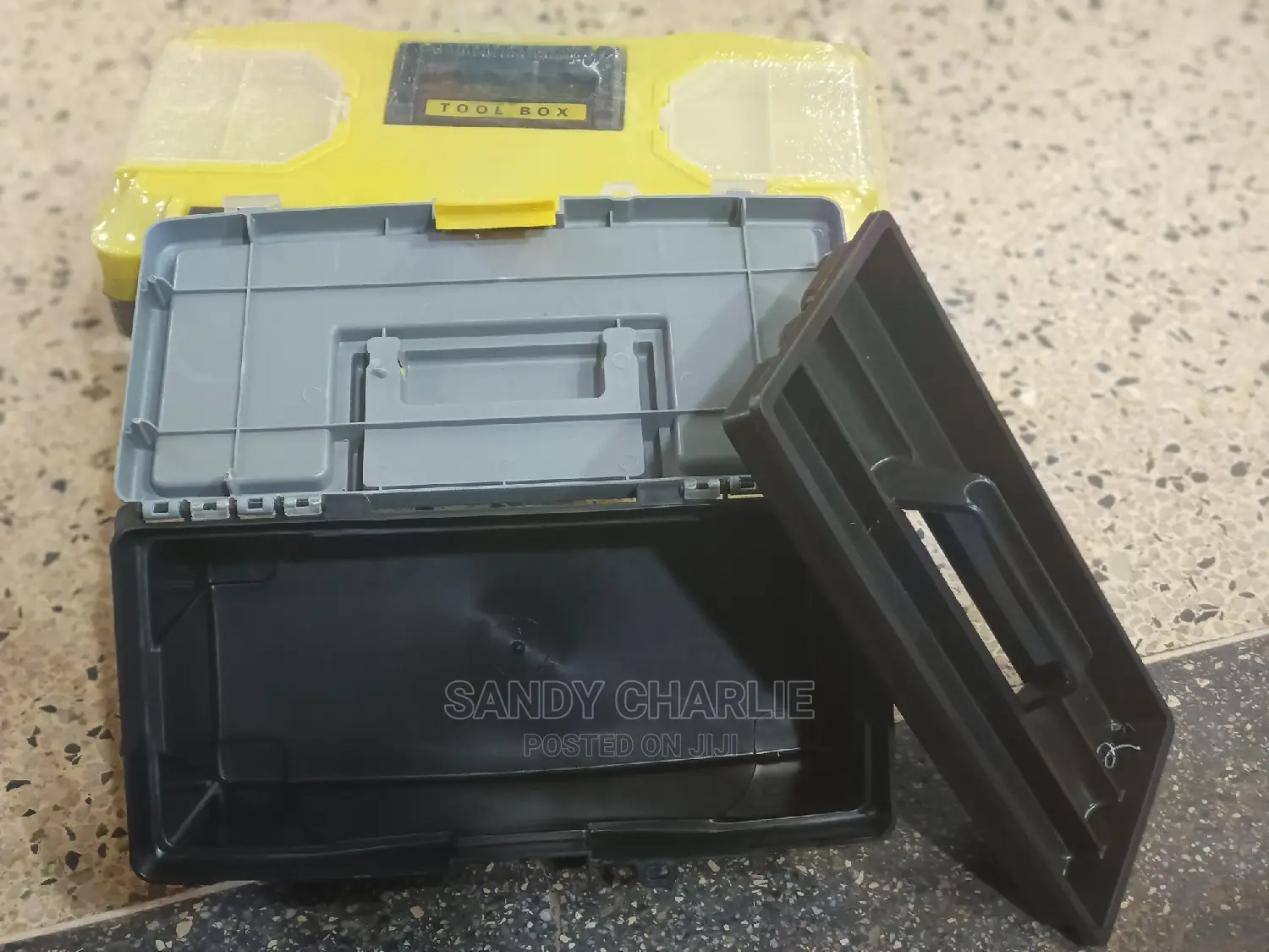 Plastic Toolboxes In Different Sizes